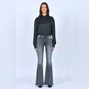 NWT Black Orchid Los Angeles Liquify black wash size 27 flare jeans